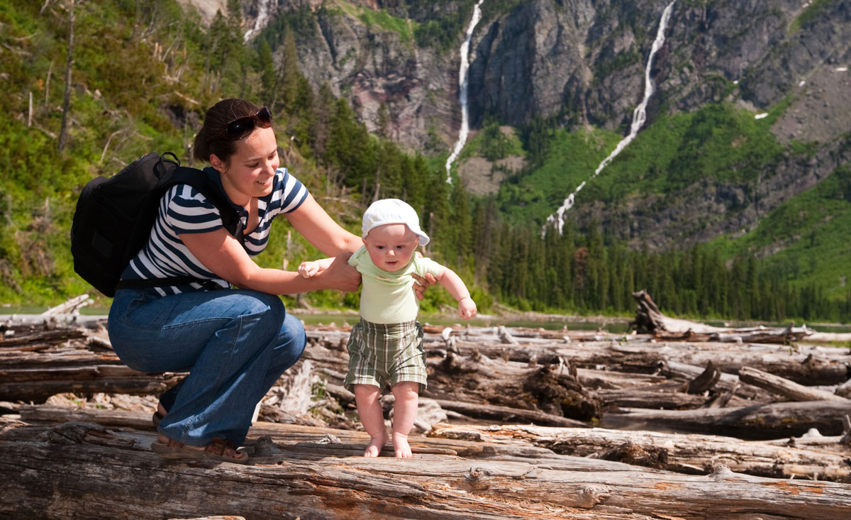 Wandern mit dem Baby - Wanderurlaub mit Kleinkindern in den Babyhotels